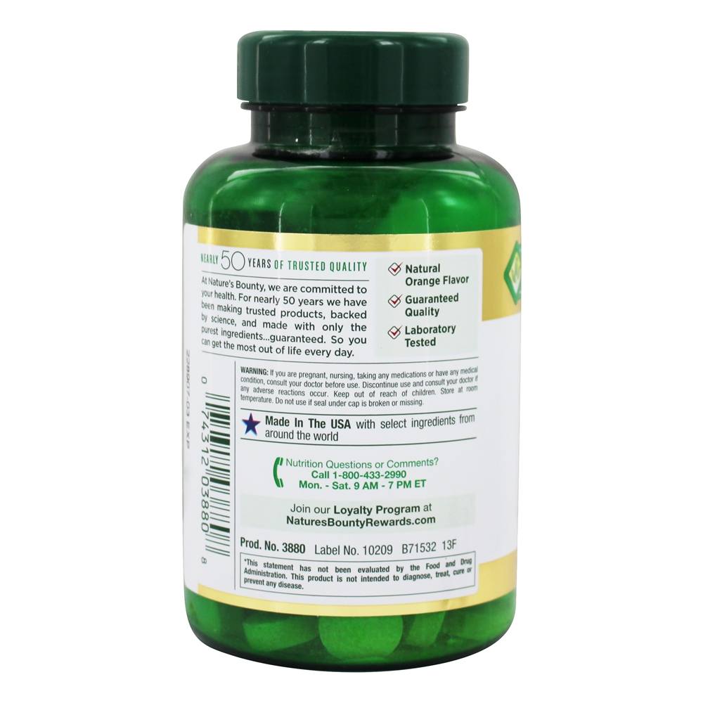 Comprar Vitamina C para a saúde imune - 90 comprimidos mastigáveis Nature's Bounty - Imagem 3