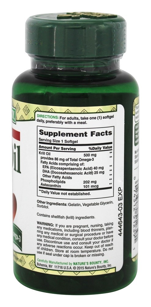Comprar Óleo de Krill 500 mg. - 30 Softgels Nature's Bounty - Imagem 2