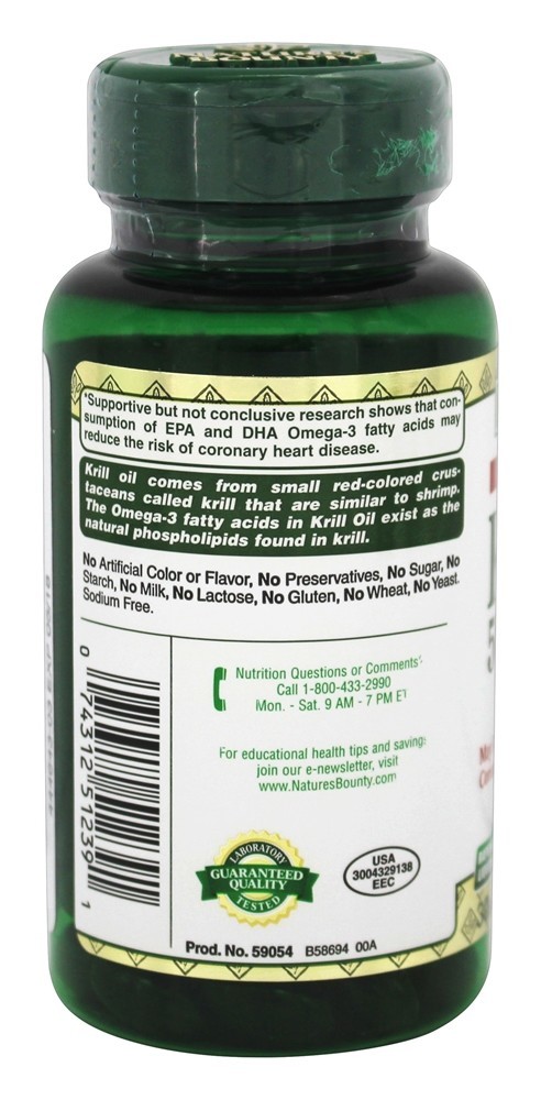 Comprar Óleo de Krill 500 mg. - 30 Softgels Nature's Bounty - Imagem 3
