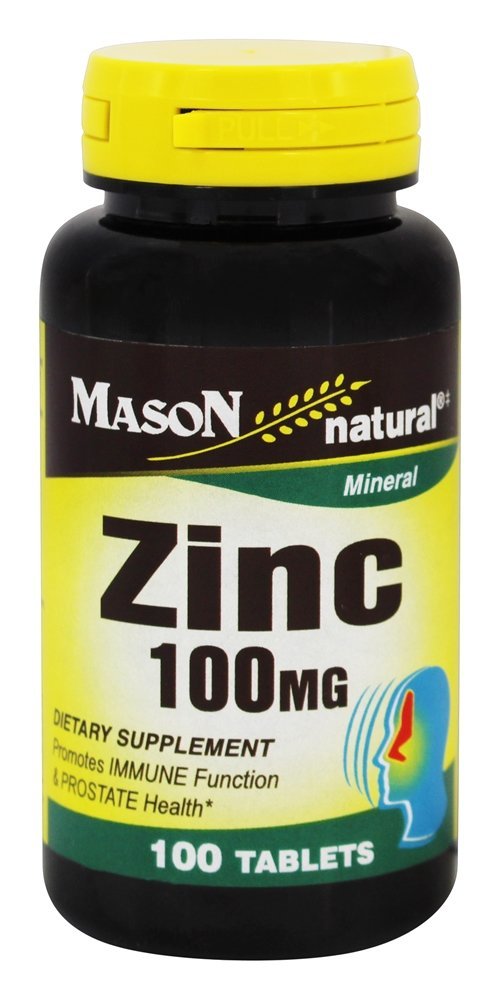 Comprar Zinco 100 mg. - 100 Tablets Mason Natural
