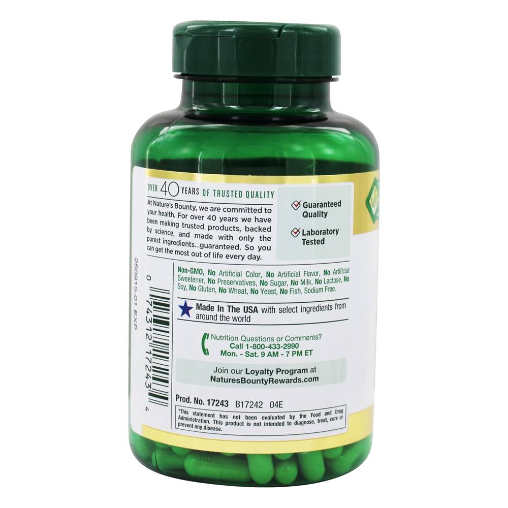 Comprar Ginkgo Biloba para função cerebral saudável e alerta mental 60 mg. - Cápsulas 200 Nature's Bounty - Imagem 3