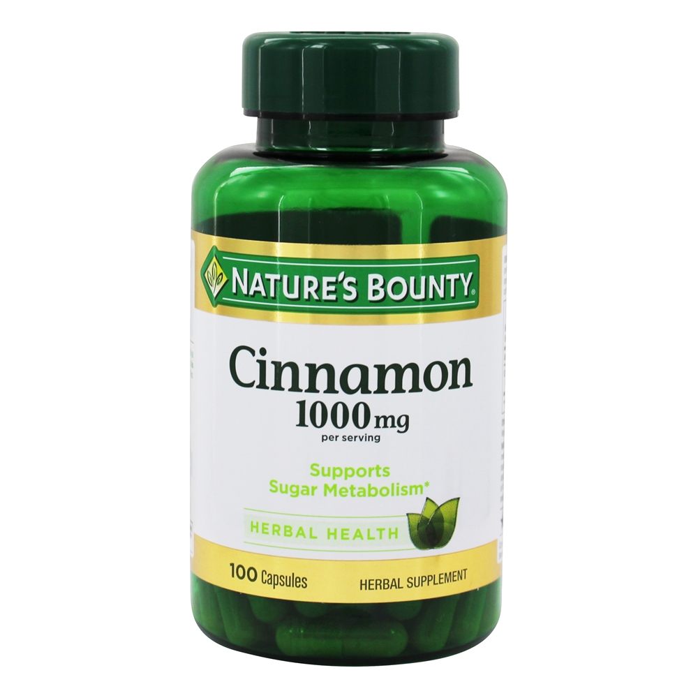Comprar Suporte de Canela para o Metabolismo do Açúcar 1000 mg. - Cápsulas 100 Nature's Bounty