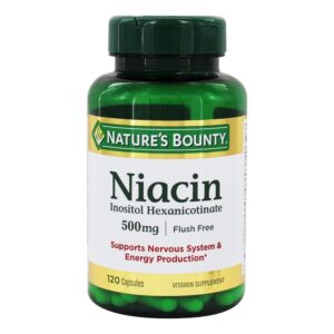 Comprar Niacina Hexanicotinato de Inositol Para o Sistema Nervoso e Produção de Energia 500 mg. - Cápsulas 120 Nature's Bounty