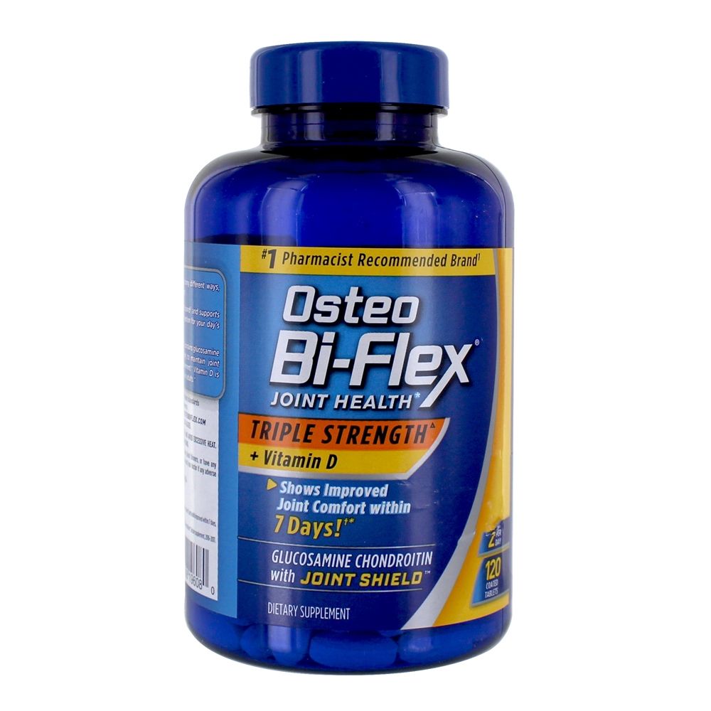 Comprar Saúde da Articulação Força Tripla com Vitamina D - 120 Comprimidos revestidos Osteo Bi-Flex - Imagem 2