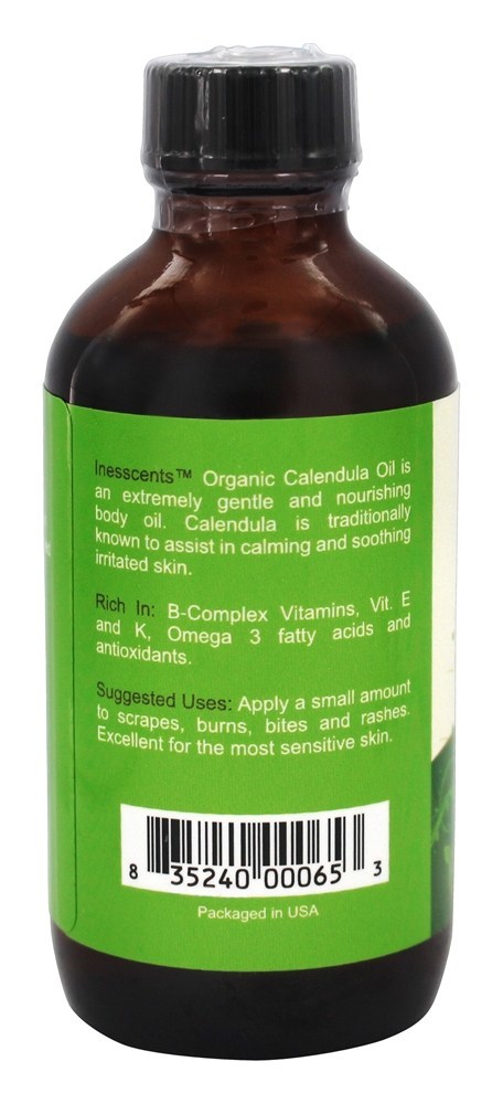 Comprar Óleo De Calêndula Orgânica - 4 fl. oz. Inesscents Aromatic Botanicals - Imagem 3