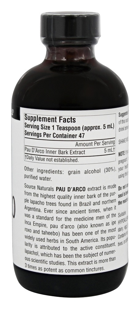 Comprar Extrato Líquido de Pau D'Arco - 8 fl. oz. Source Naturals - Imagem 2