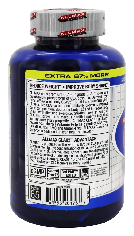 Comprar CLA 95 - 150 Softgels AllMax Nutrition - Imagem 3