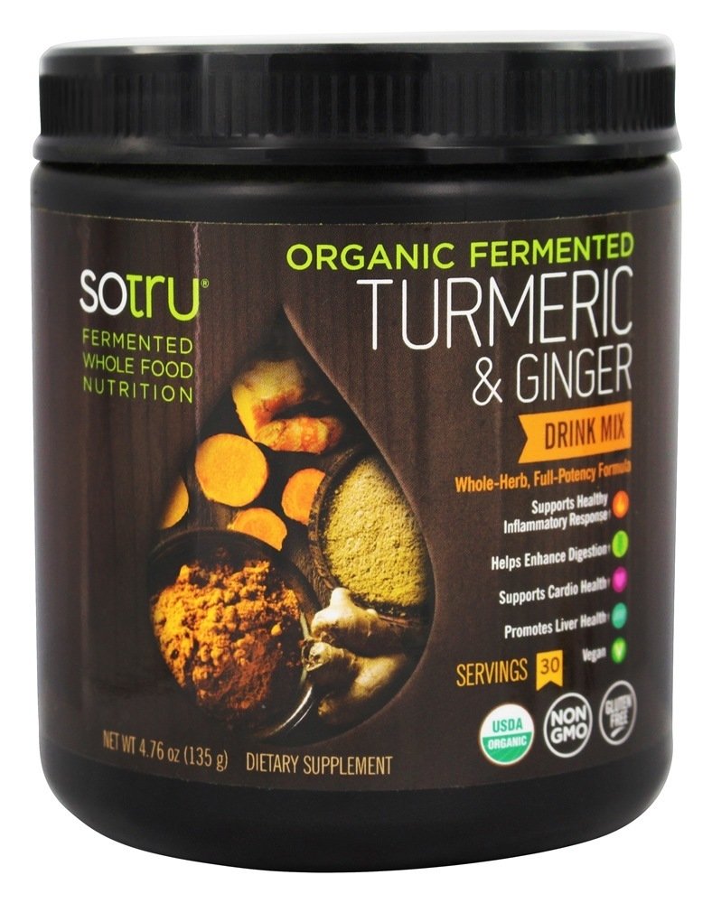 Comprar Mistura fermentada de gengibre e cúrcuma fermentada orgânica - 4.76 oz. SoTru