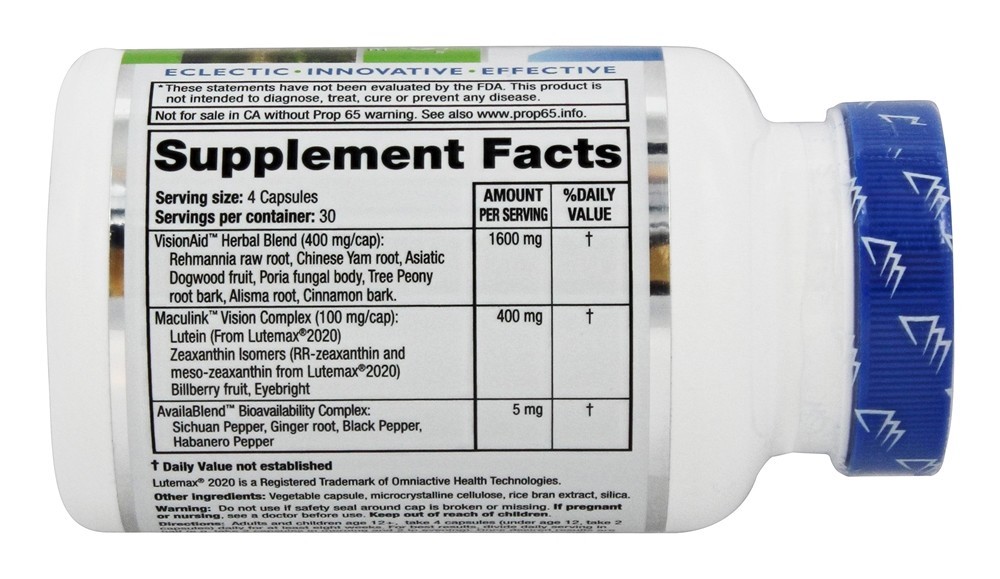 Comprar EssentialEyes - 120 Tampas veganas Ridgecrest Herbals - Imagem 2