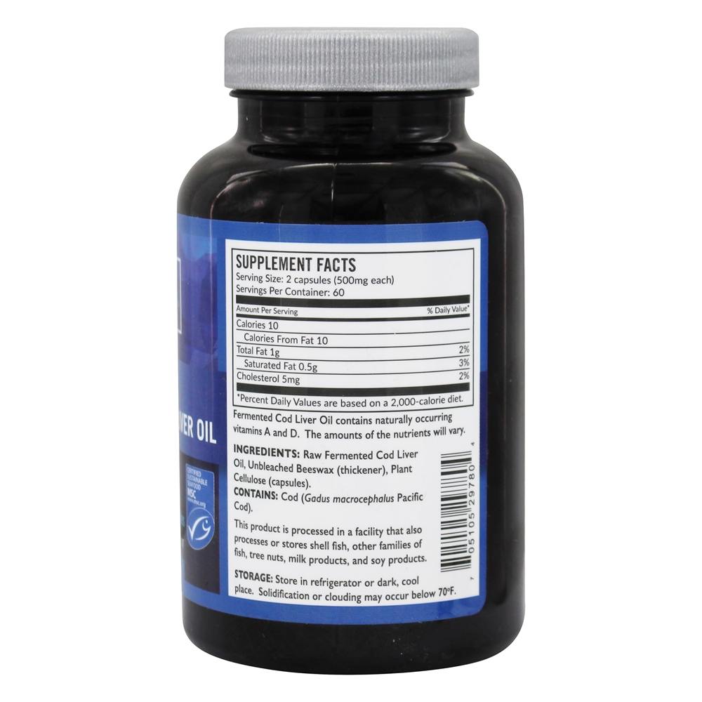 Comprar Azul Gelo Fermentado Bacalhau Fígado óleo Não-Saboroso - Cápsulas 120 Green Pasture Products - Imagem 2