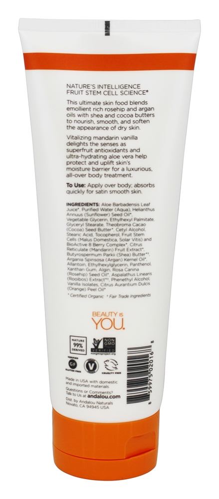 Comprar Loção Corporal Vitalizante Baunilha Mandarim - 8 fl. oz. Andalou Naturals - Imagem 2
