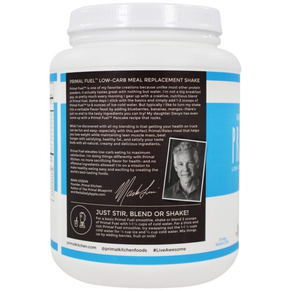Comprar Primal Fuel Whey Protein Bebida Mix Vanilla Coco - 1.85 lbs. Primal Kitchen - Imagem 4