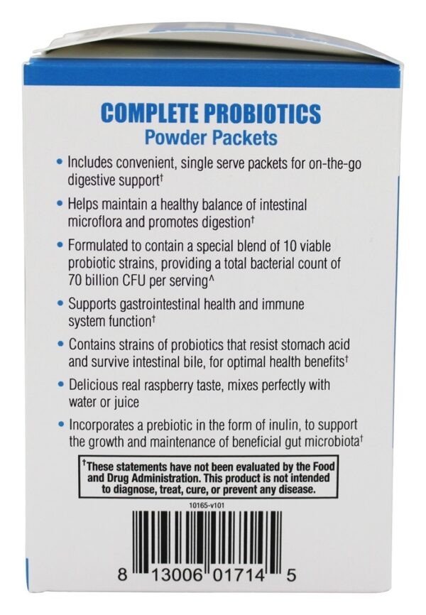 Comprar Sabor de Framboesa Natural em Pó Probiótico Completo 70 Bilhões de UFC - 30 Pacotes (s) Dr. Mercola - Imagem 4