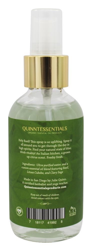 Comprar Quarto Orgânico & Spray Corporal Basil Bliss - 4 fl. oz. Quinntessentials - Imagem 2