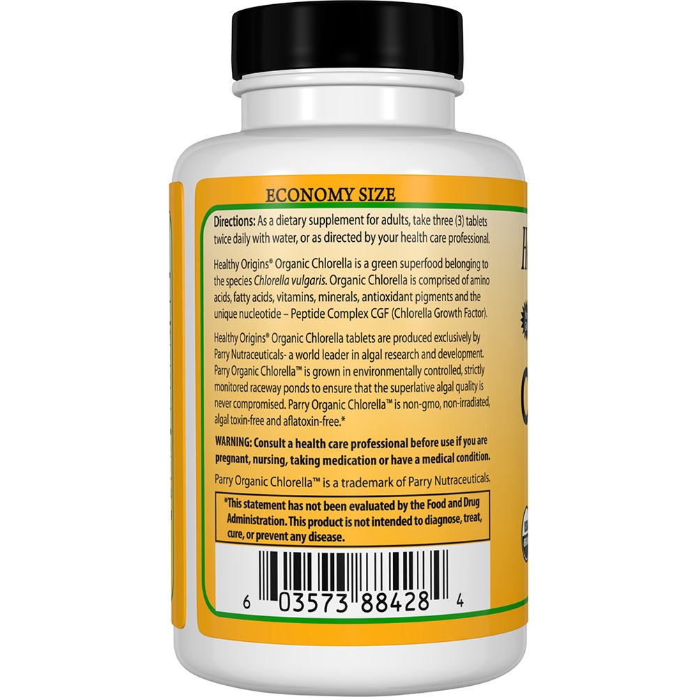Comprar Orgânico Chlorella Superfoo 500 mg. - 720 Tablets Healthy Origins - Imagem 3