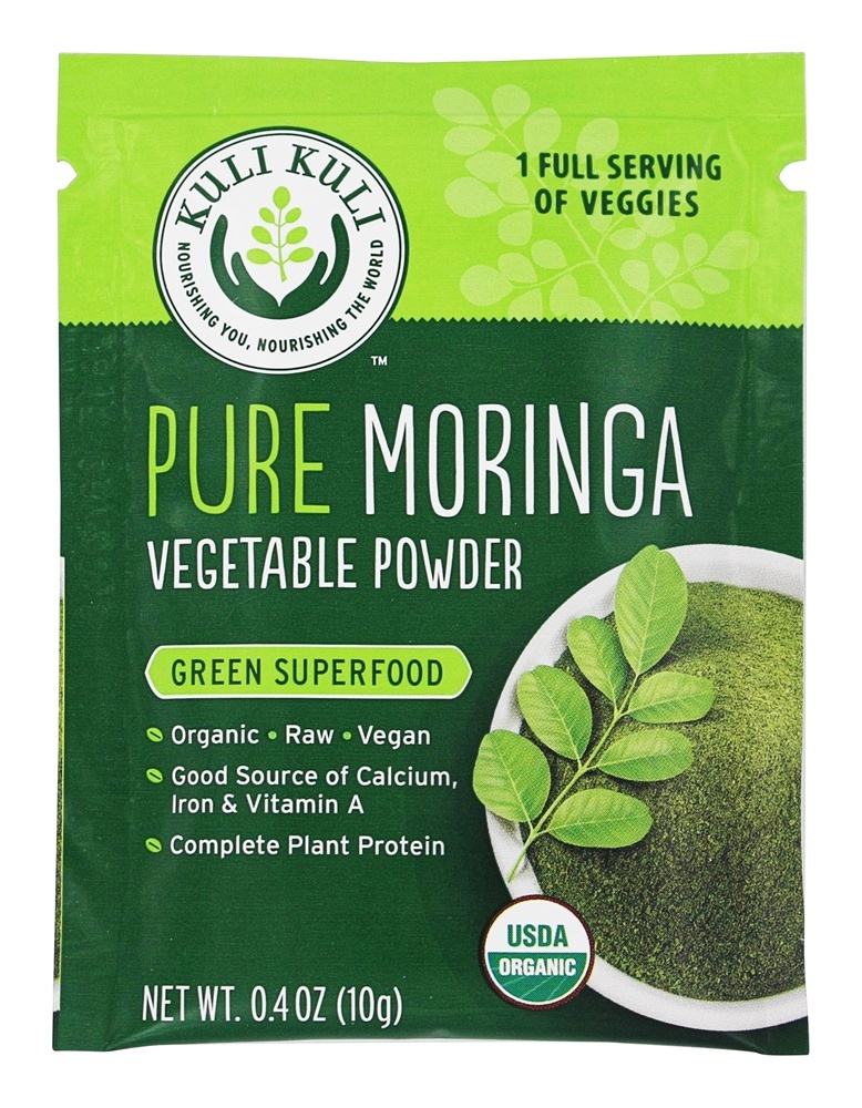 Comprar Pure Moringa Vegetal em Pó - 0.4 oz. Kuli Kuli