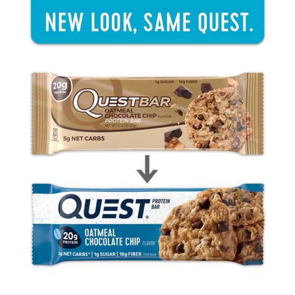 Comprar Quest Bar Caixa com Barras de Proteína Sabor Chocolate & Aveia - 12 Barras Quest Nutrition - Imagem 5