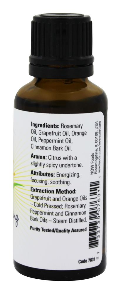 Comprar Edificante Essencial óleo Misturar Bom Manhã Luz do sol - 1 fl. oz. NOW Foods - Imagem 2