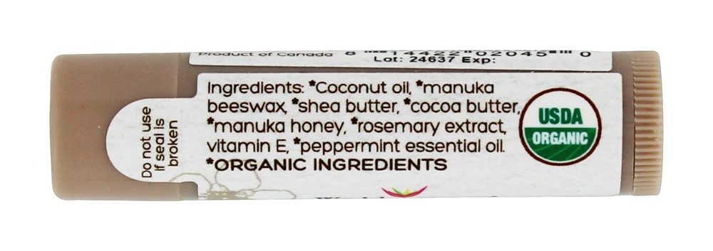 Comprar Lipcare Orgânico Enriquecido com Hortelã Mel Manuka - 0.15 oz. Wedderspoon - Imagem 2