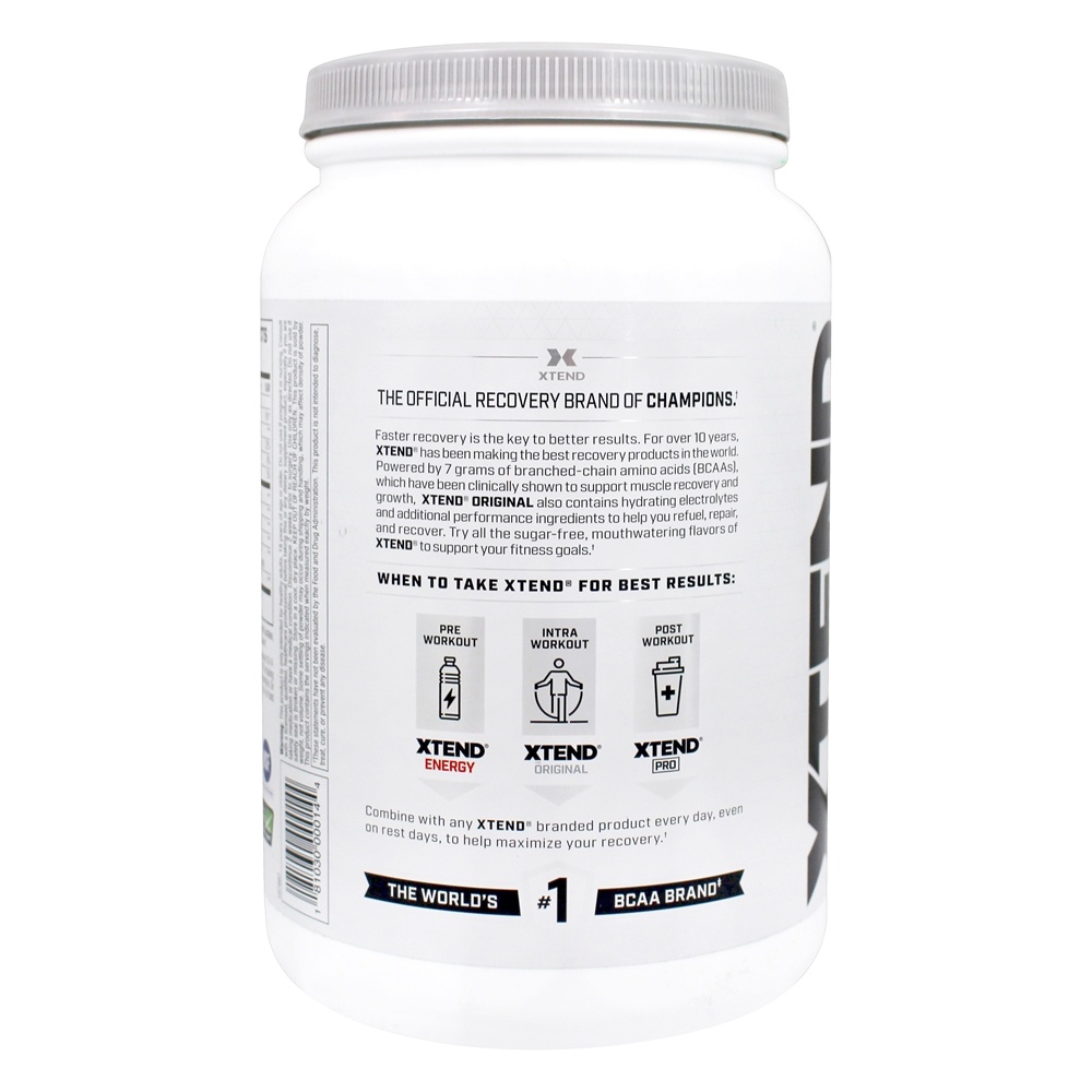 Comprar Xtend The Original BCAA Muscle Recovery + Eletrólitos em Pó 90 Porções Esmagar a Apple - 2.78 lb. Scivation - Imagem 3