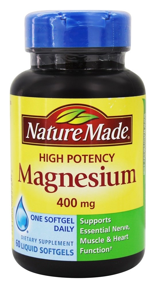 Comprar Magnésio de Alta Potência 400 mg. - 60 Softgels líquidos Nature Made