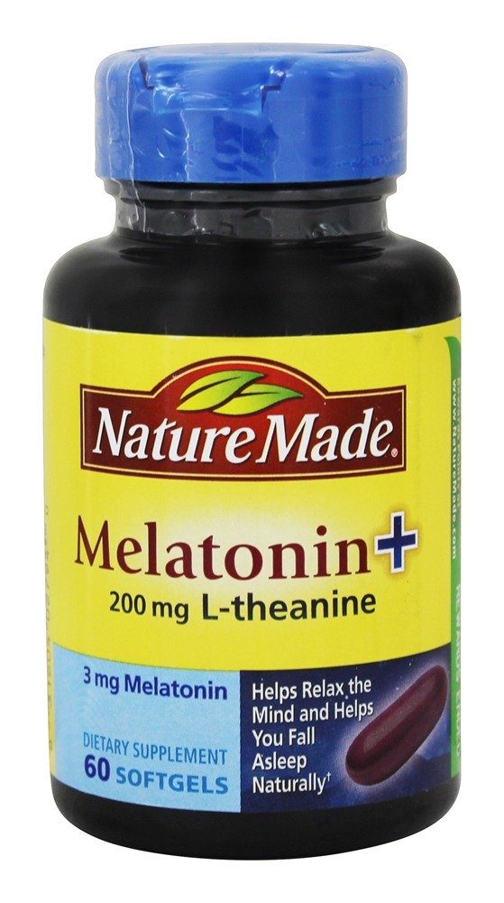 Comprar Melatonina 3mg + 200mg de L-Teanina - 60 Softgels Nature Made