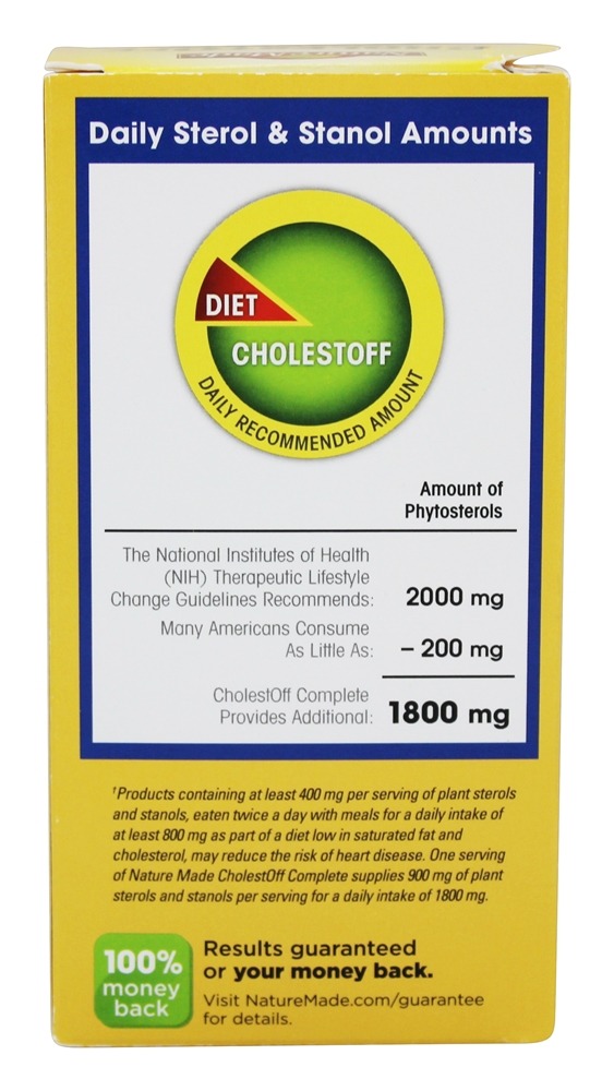 Comprar CholestOff Complete - 120 Softgels Nature Made - Imagem 3