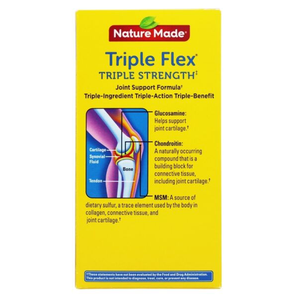 Comprar Fórmula de suporte articular TripleFlex de força tripla - 120 Cápsulas Nature Made - Imagem 4
