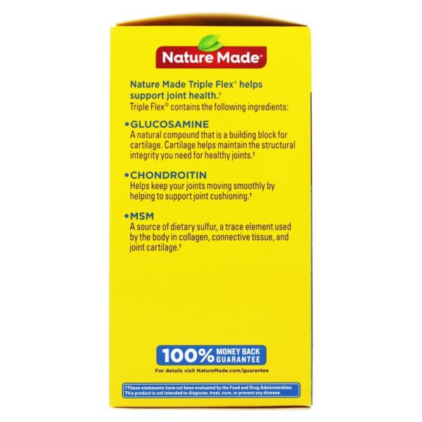 Comprar Fórmula de suporte articular TripleFlex de força tripla - 120 Cápsulas Nature Made - Imagem 5