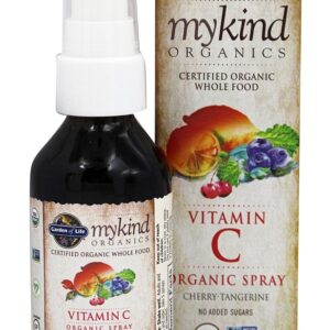 Comprar mykin Orgânicos Vitamina C Spray Cereja-Tangerina - 2 fl. oz. Garden of Life