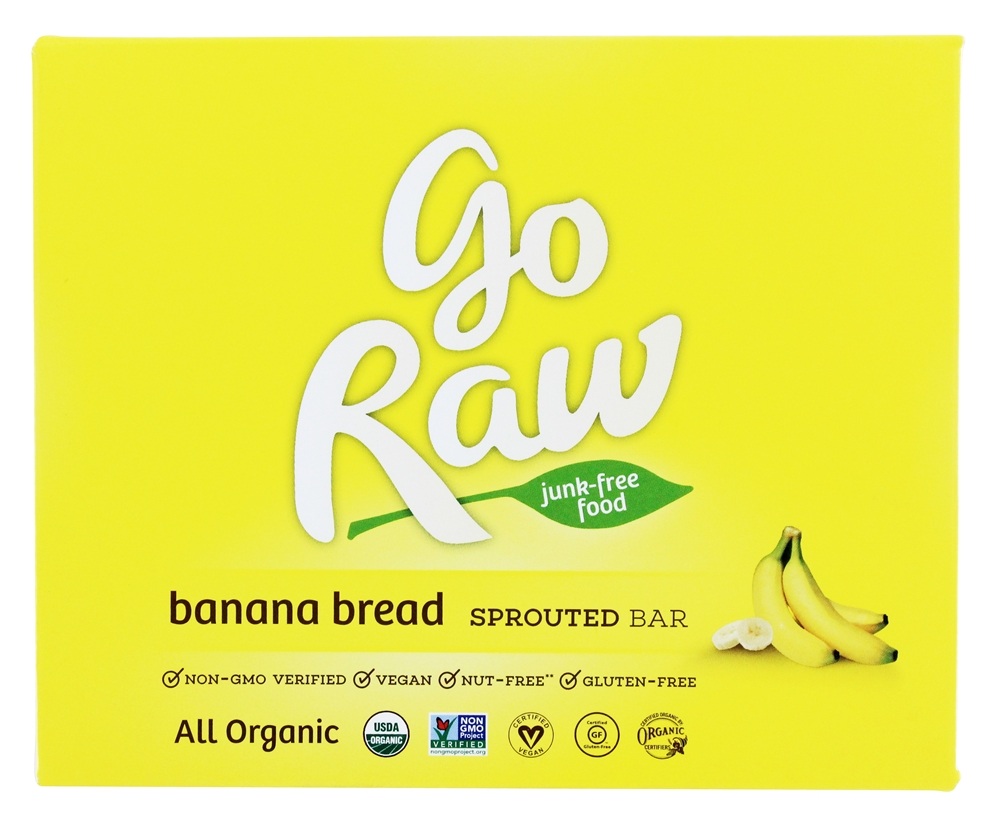 Comprar Pão de Banana Orgânica - 10 Barras Go Raw - Imagem 3