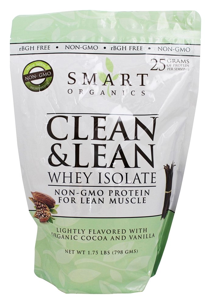 Comprar Limpar & Inclinar Soro de leite coalhado Isolar Orgânico Cacau e Baunilha - 1.75 lbs. Smart Organics