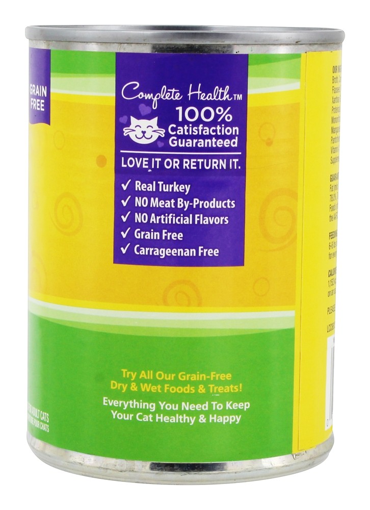 Comprar Grão Livre Alisar Pão Cabeça Gato Comida Peru Jantar - 12.5 oz. Wellness Pet - Imagem 3