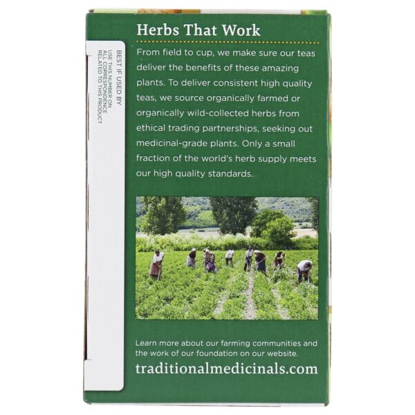 Comprar Chá de Cúrcuma Orgânico com Meadowsweet e Gengibre - 16 Saquinhos de Chá Traditional Medicinals - Imagem 4