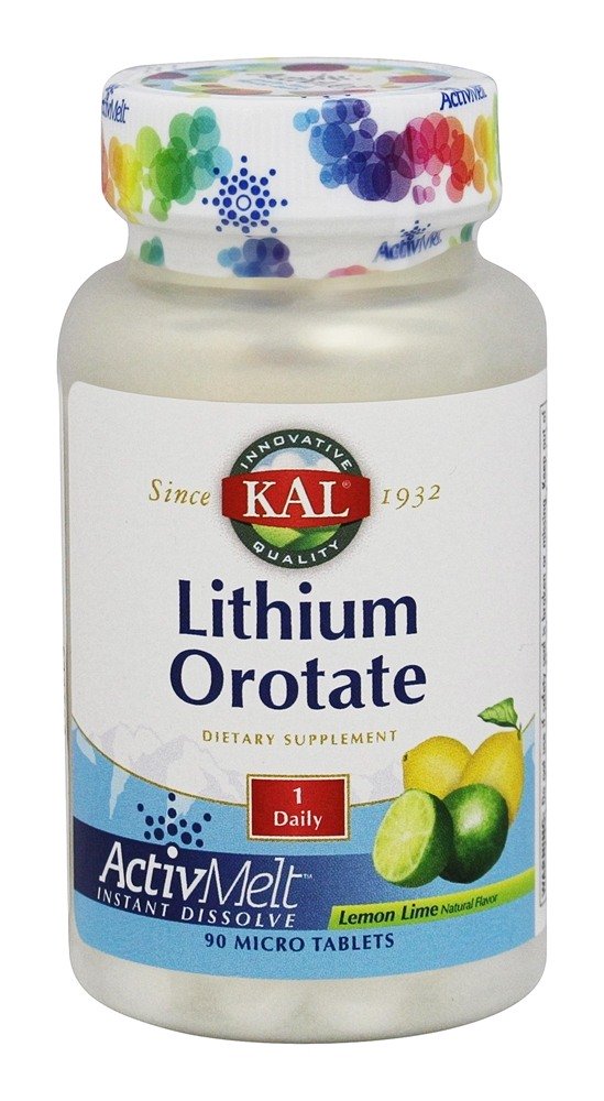 Comprar Lítio Orotate Activmelt Limão Cal - 90 Tablets Kal
