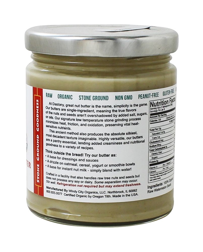 Comprar Manteiga de Sementes de Melancia Crua Orgânica - 8 oz. Dastony - Imagem 2