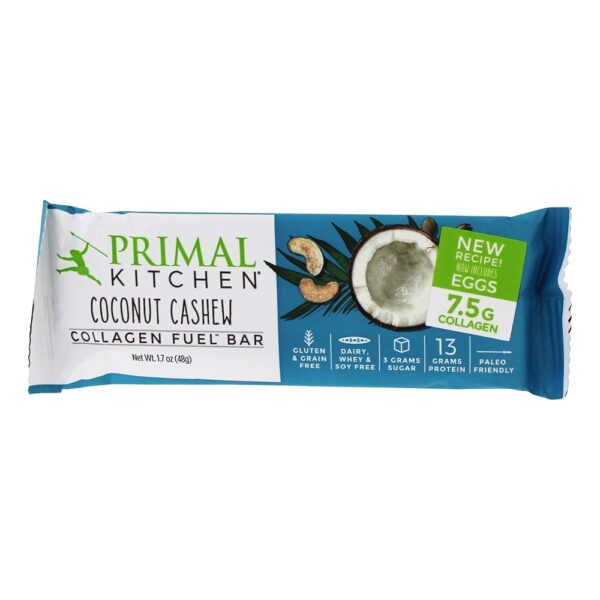 Comprar Caju De Coco De Colágeno Caixa De Barras De Combustível - 12 Barras Primal Kitchen - Imagem 4
