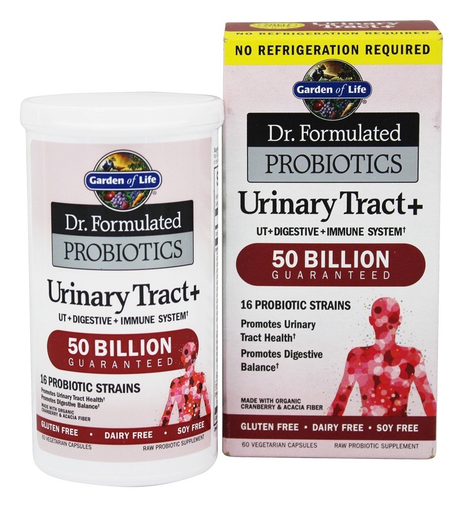 Comprar Dr. Formulated Probiotics Trato Urinário + Sem Refrigeração 50 Bilhões de UFC - Cápsulas vegetarianas 60 Garden of Life