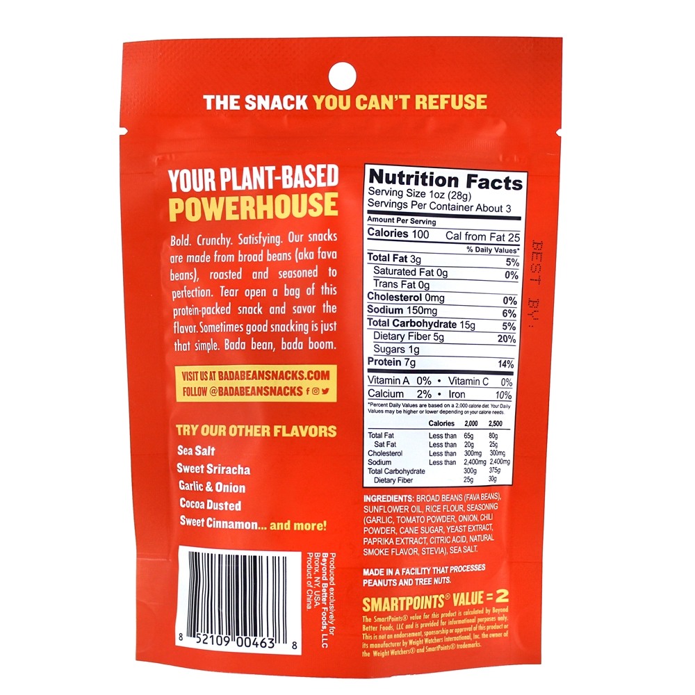 Comprar Feijão Bada Bada Boom Crocante Feijão Largo Mesquite BBQ - 3 oz. Enlightened - Imagem 2