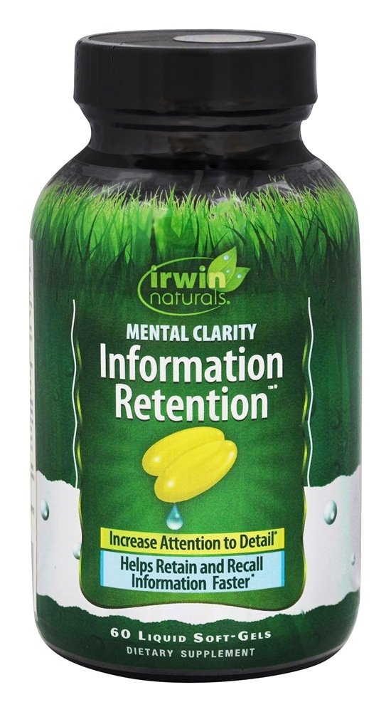 Comprar Retenção de informação de clareza mental - 60 Softgels líquidos Irwin Naturals