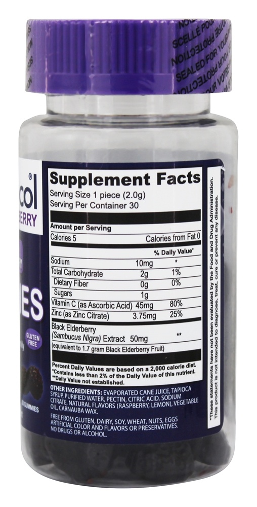 Comprar Baga preta de sabugueiro - 30 Gummies Sambucol - Imagem 2