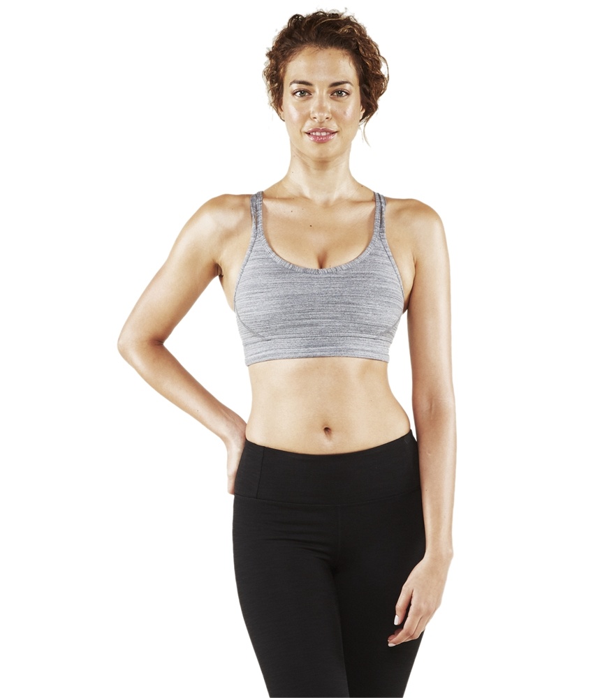 Comprar Atravessar Correia Esportes Sutiã Escuro Cinza Urze - Médio Manduka