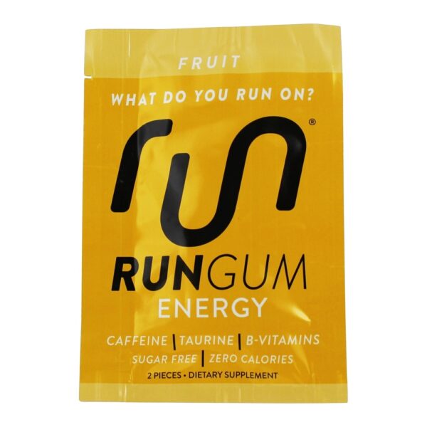 Comprar Performance Energy Sugar-Free Gum Fruit - 12 Pacotes (s) Run Gum - Imagem 4