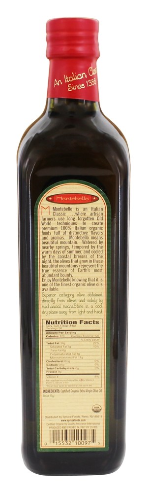 Comprar Azeite Virgem Extra Orgânico - 25.4 fl. oz. Montebello - Imagem 2