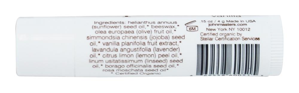 Comprar Orgânico Lábio Acalmar Baunilha - 0.15John Masters Organics - Imagem 2