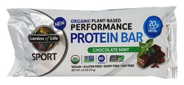 Comprar Esporte Proteínas Barras De Proteínas Orgânicas à Base De Plantas Menta De Chocolate - 12 Barras Garden of Life - Imagem 4