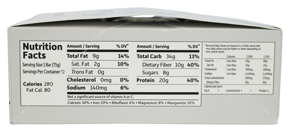Comprar Esporte Proteínas de Proteínas de Desempenho Orgânico à Base de Plantas Fudge de Chocolate - 12 Barras Garden of Life - Imagem 2
