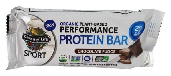 Comprar Esporte Proteínas de Proteínas de Desempenho Orgânico à Base de Plantas Fudge de Chocolate - 12 Barras Garden of Life - Imagem 4