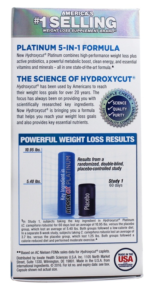 Comprar Platina Hydroxycut - Cápsulas 60 Muscletech Products - Imagem 4