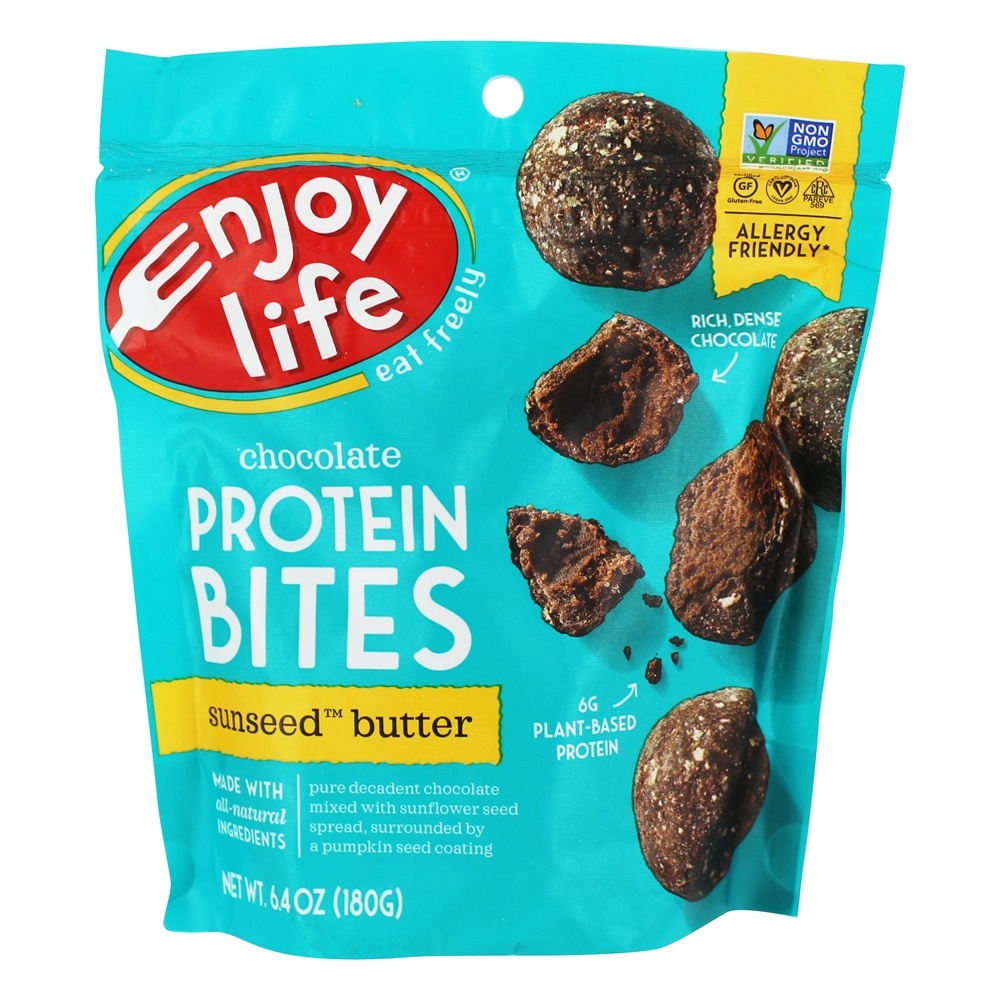 Comprar Sem glúten, sem alergias e proteínas, mordidas de chocolate Sunseed Butter - 6.4 oz. Enjoy Life Foods